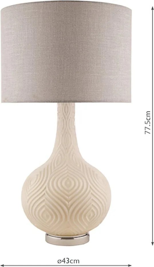 Laura Ashley Grace 3742272-Q Asztali lámpa 1x60W/E27 IP20