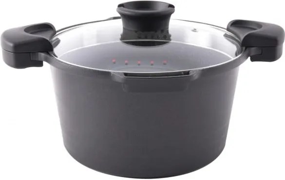 Pasta Grande tapadásmentes, alumínium edény üvegfedővel, 5,5 l - Orion