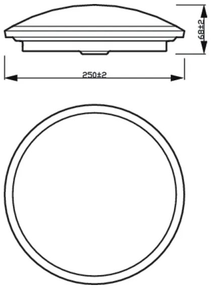 Philips - LED Dimmelhető fürdőszobai lámpa SCENE SWITCH LED/12W/230V IP44