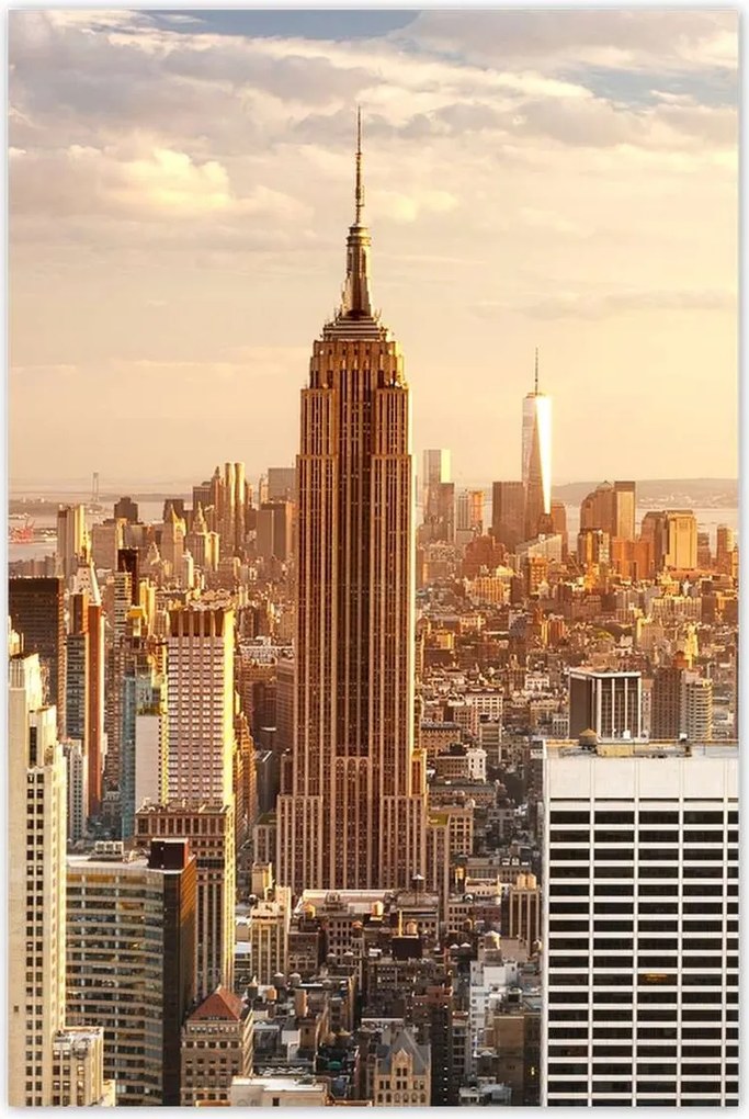 Poszterek 80x120 New York felülnézet