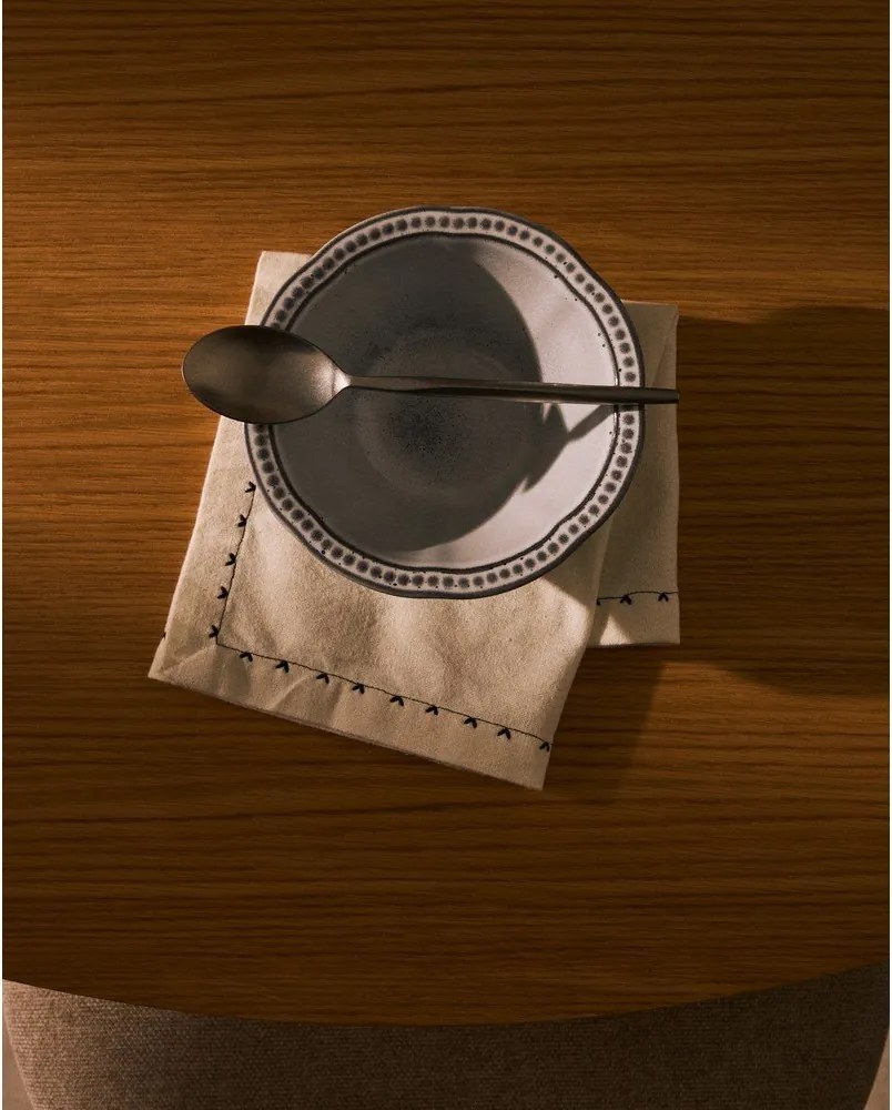 Kék kerámia leveses tálka Dovec – Kave Home