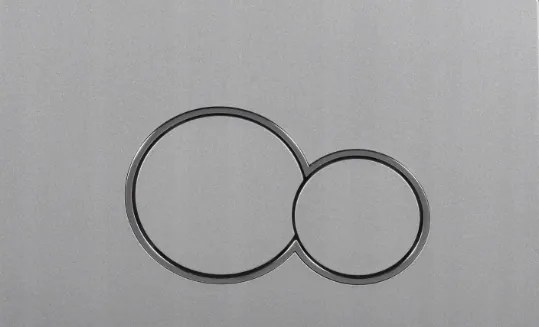 Simba nyomógomb króm matt Geberit Duofix Basic UP100 Delta wc állványhoz