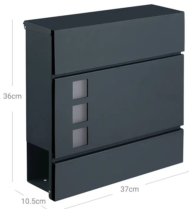 Postaláda újságtartóval