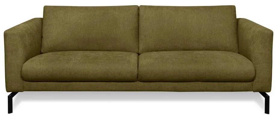 Mustársárga kanapé 216 cm Gomero – Scandic