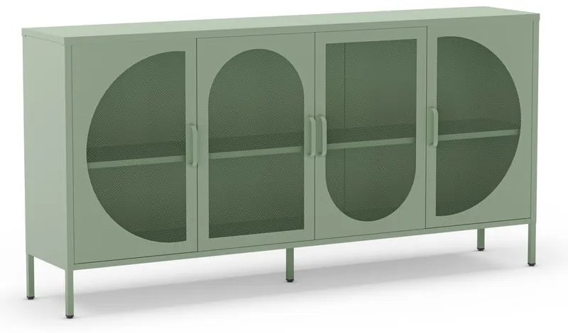 Mentazöld komód 160x90 cm Tayra – Marckeric