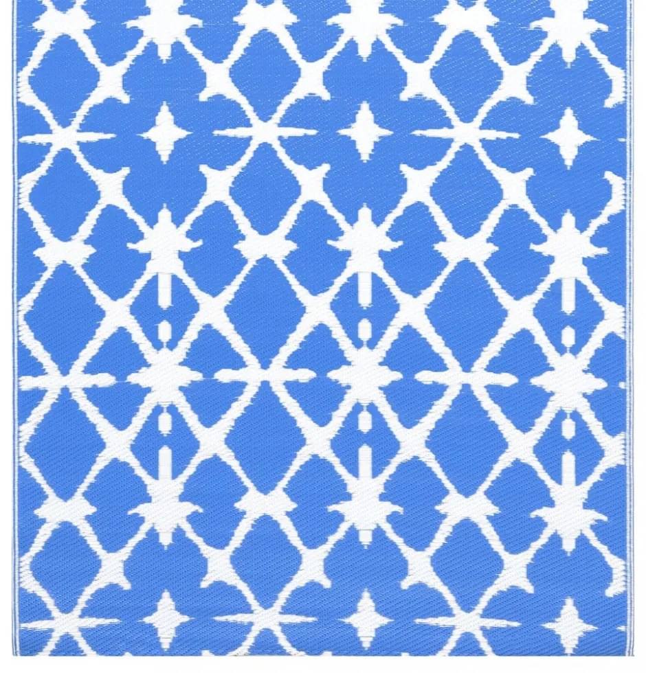 kültéri szőnyeg ARAKIL kék-fehér 80x150 cm PP