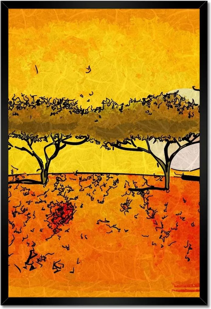 Poszterek keretben 40x60 Lenyugvó nap