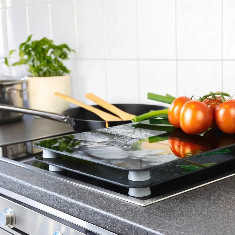 Edzett üveg tűzhely fedőlap szett 2 db-os 30x52 cm Mojitos – Wenko
