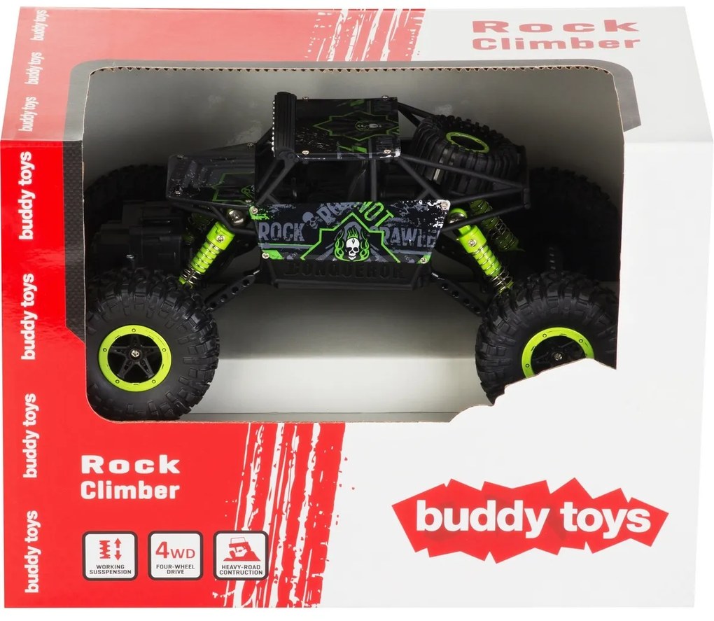 Buddy Toys BRC 18.612 RC Rock Climber távirányítós autó, zöld