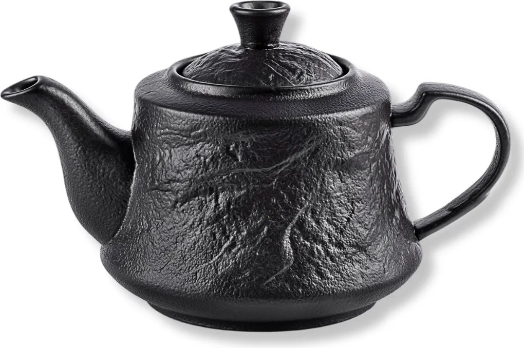 Wilmax fekete porcelán teáskanna 1100 ml