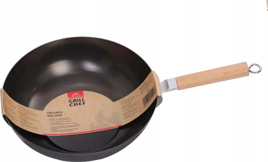 Landmann 32 cm-es fém wok 15521 fogantyúval