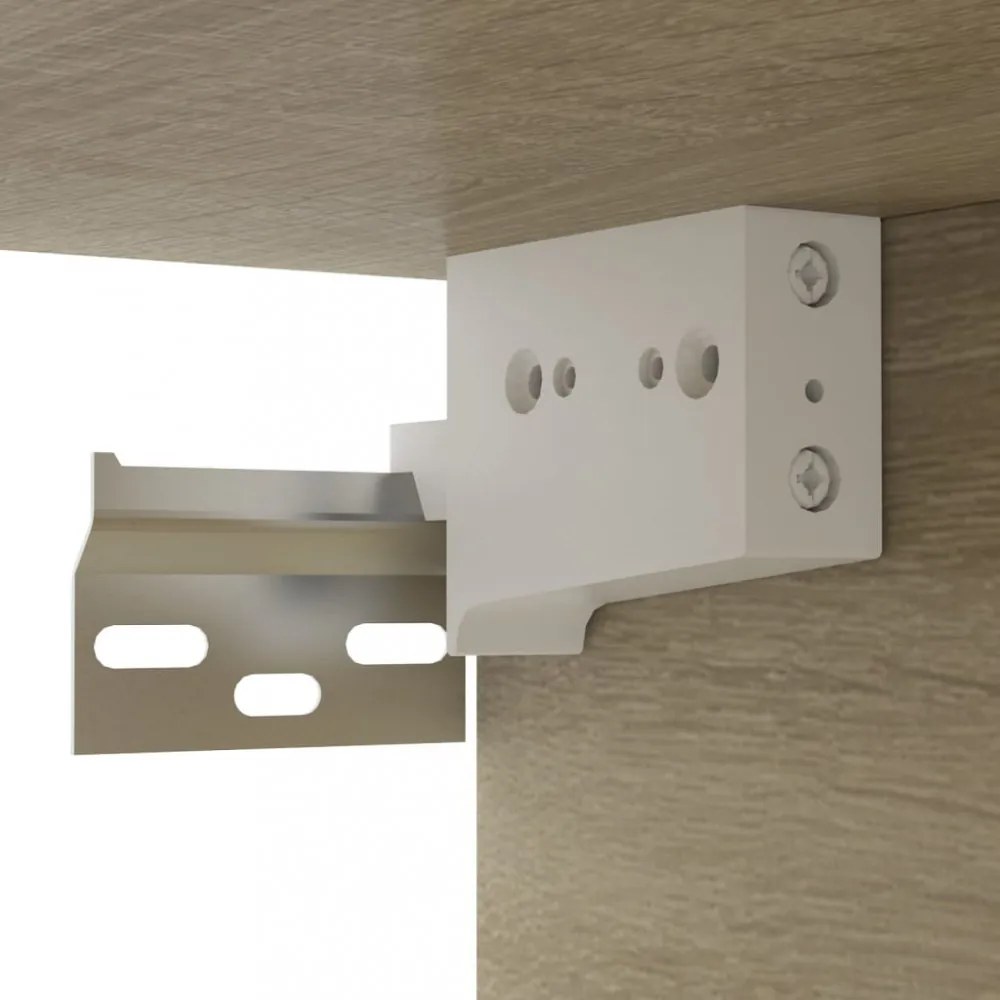 2 db sonoma tölgy függő TV-szekrény 60 x 30 x 30 cm