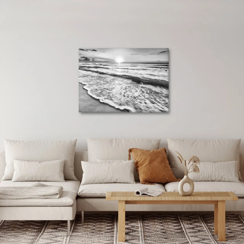 Kép - Naplemente a tengerparton (70x50 cm)
