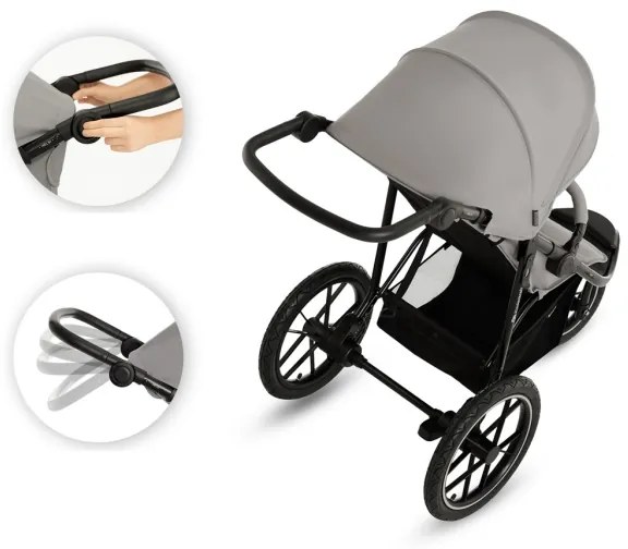 KINDERKRAFT - Helsi2 sport babakocsi, szürke színű