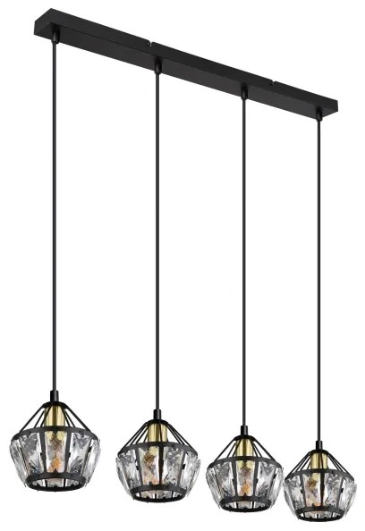 Globo 54359-4H - Csillár zsinóron LOIS 4xE14/40W/230V