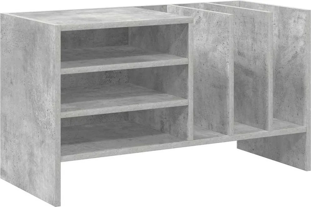 vidaXL Hanglemez szekrény Beton Szürke 78,5 x 35 x 45 cm Faanyag