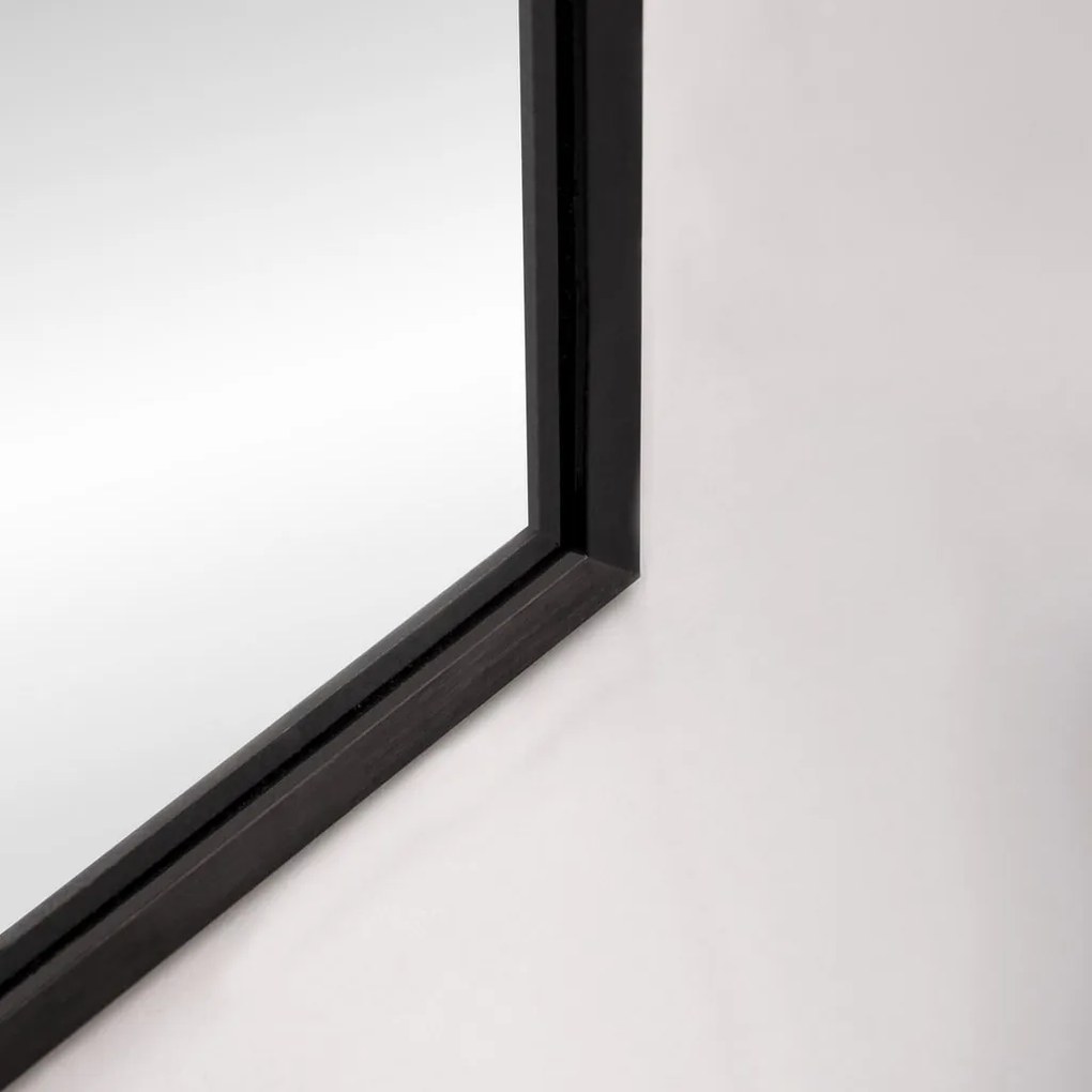 Falkirk fali tükör, ezüst / fekete