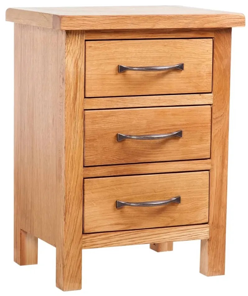 2 db tömör tölgyfa éjjeliszekrény 40 x 30 x 54 cm