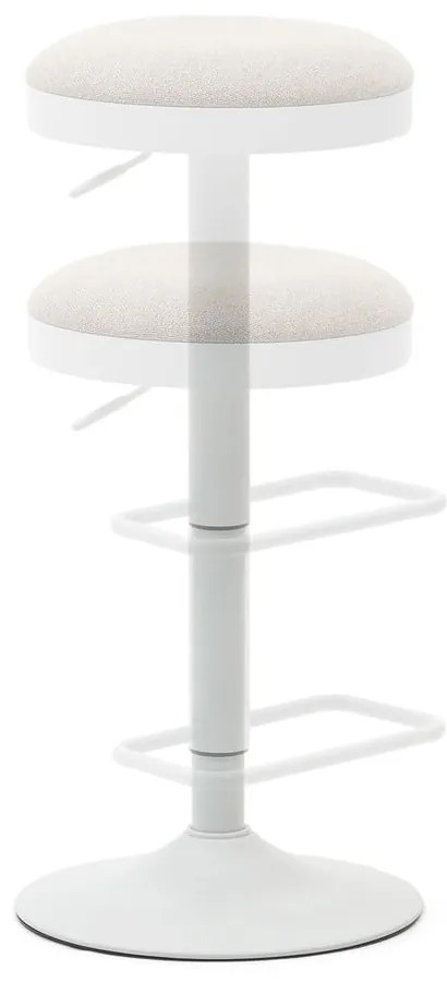 Bézs bárszék szett 2 db-os 58 cm Zaib – Kave Home