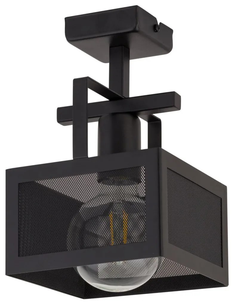 SIGMA LIGHTING 32178 ALBERT Loft Mennyezeti Lámpa Fekete E27 IP20