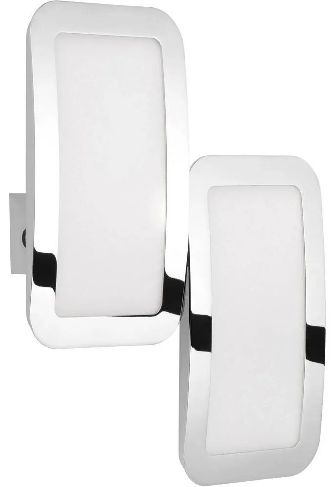 Wofi 4526.02.01.6000 - KÉSZLET 2x LED Dimmelhető fali lámpa SAGA LED/8W/230V