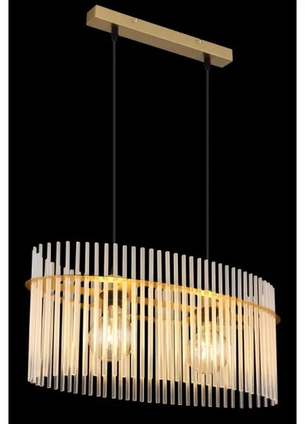 Globo 15698H3M - Csillár zsinóron GORLEY 2xE27/60W/230V arany