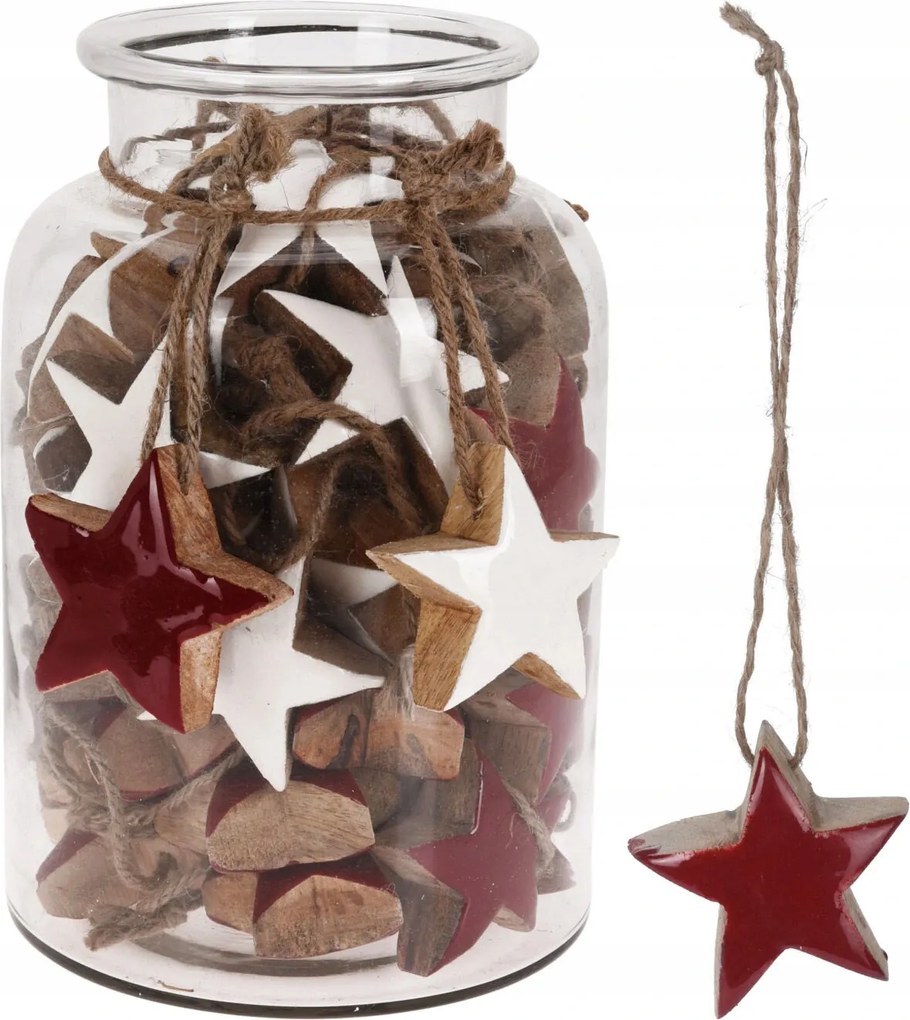 Karácsonyi csillag, piros