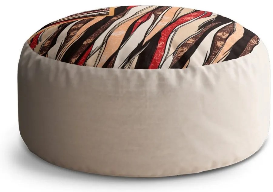 Circle zsámoly csíkos minta, színes