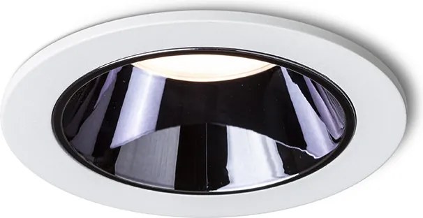 RENDL ANSEL süllyesztett lámpa fehér fekete króm 230V LED 12W 60° 3000K