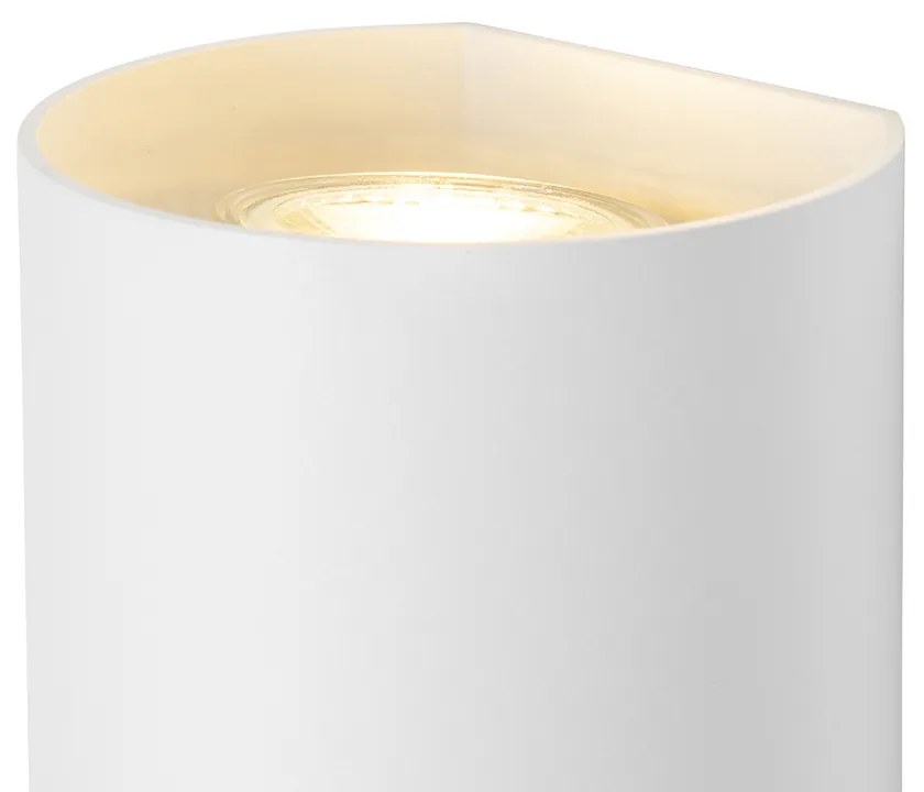 Okos fali lámpa fehér kerek, 2 db Wifi GU10 - Sabbir