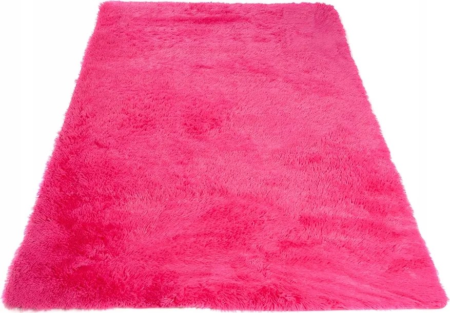 Shaggy Szőnyeg Silk 140x200 Puha Kellemes Fukszia