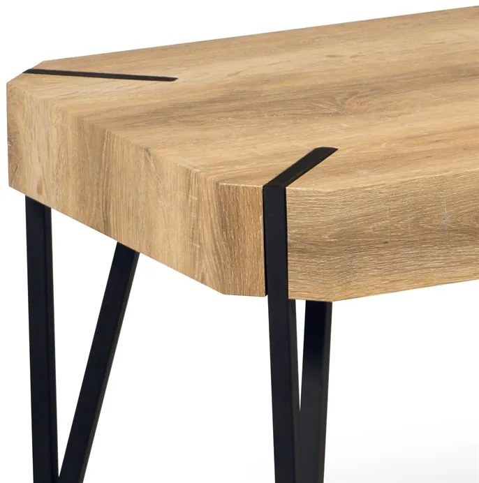 Ahg-241 Modern Dohányzóasztal Vadtölgy Színben 110x60x43