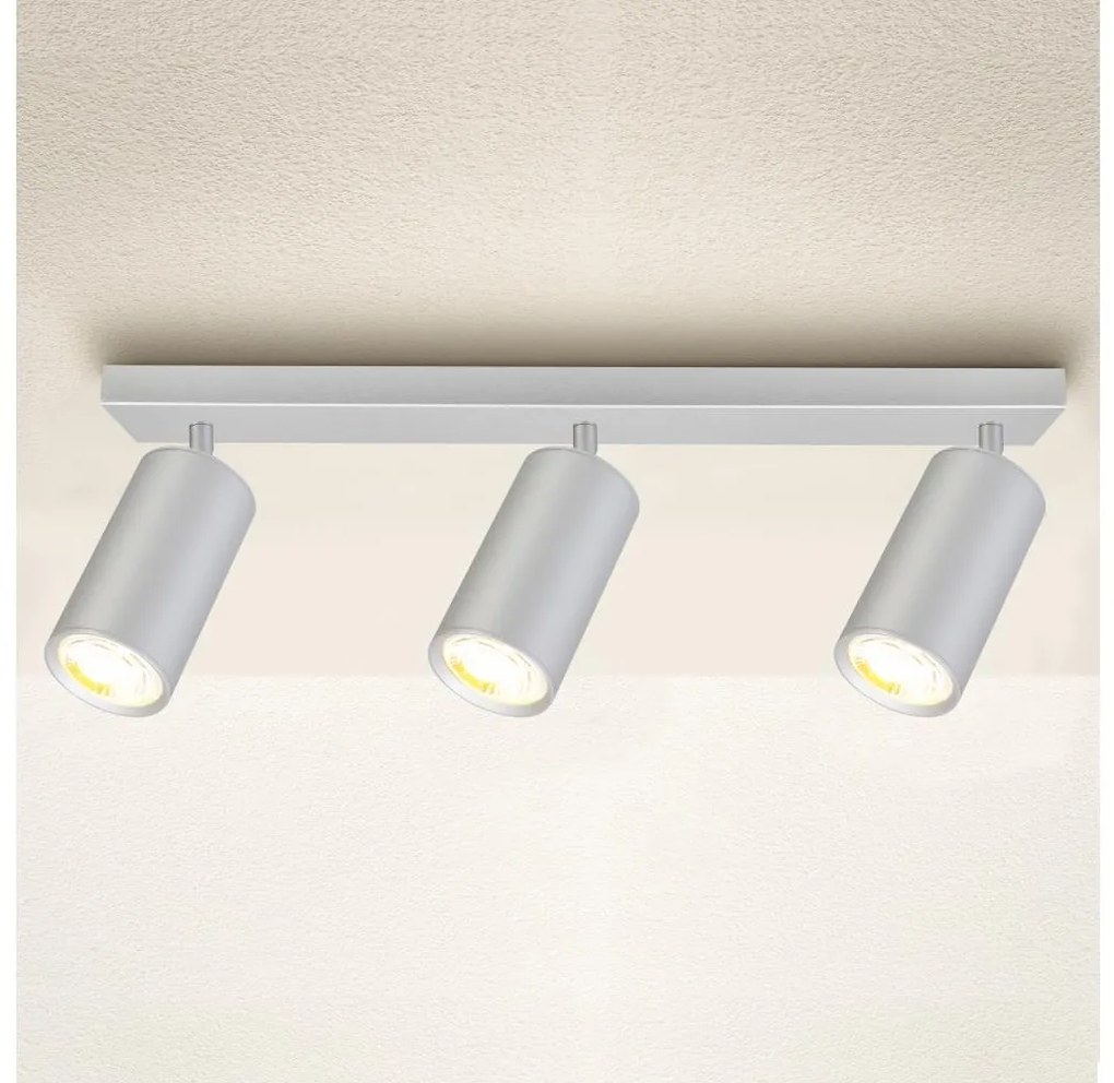 Brilagi - Fürdőszobai spotlámpa SELE 3xGU10/30W/230V IP44 ezüst