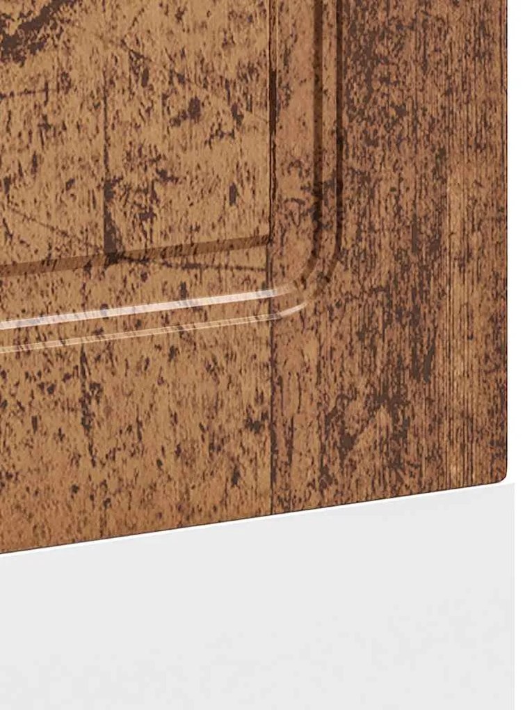 mosogatógép panel Kalmar régi fa 60x1,5x67 cm gépesített fa