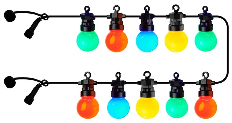 Fényfüzér hosszabbító, izzók száma 10 db-os hosszúság 300 cm Lucas Multi – Sirius