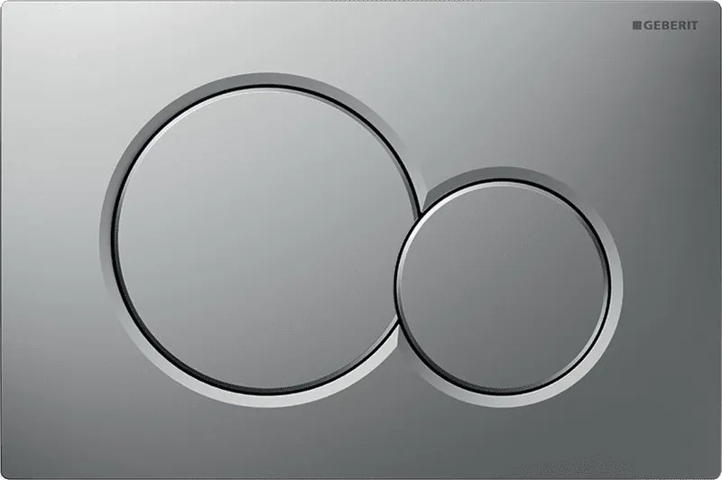 GEBERIT Sigma01 nyomólap, 2 vízmennyiséges, fényes króm