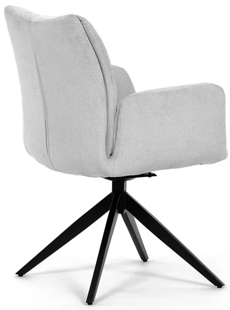 Étkezőszék fehér szövettel. HC-993 WT2