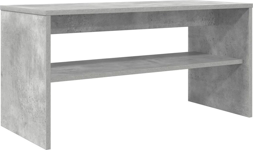 vidaXL TV szekrény Beton Szürke 80 x 35 x 40 cm Faanyag