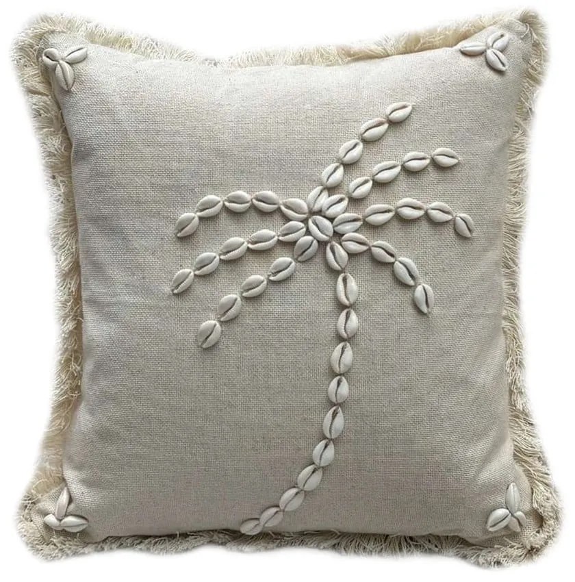 Pamut párnahuzat 43x43 cm Seashells – Mioli Decor