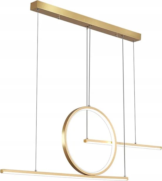 Forma 1 Led függőlámpa 90 cm, 20W, Arany