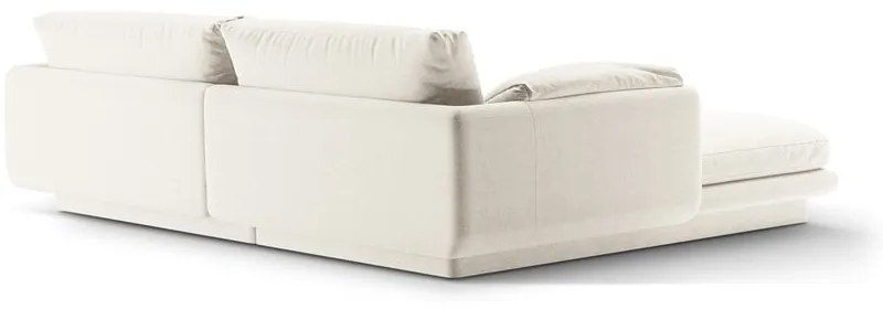 Fehér sarokkanapé (jobb oldali) Torino – Micadoni Home