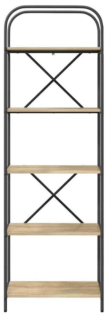 Könyvespolc sonoma tölgy 60 x 30 x 183 cm Faanyag