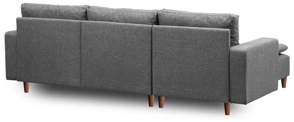 Szürke sarokkanapé (bal oldali) Lungo – Balcab Home