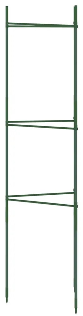 8 db acél és polipropilén paradicsomketrec 116 cm