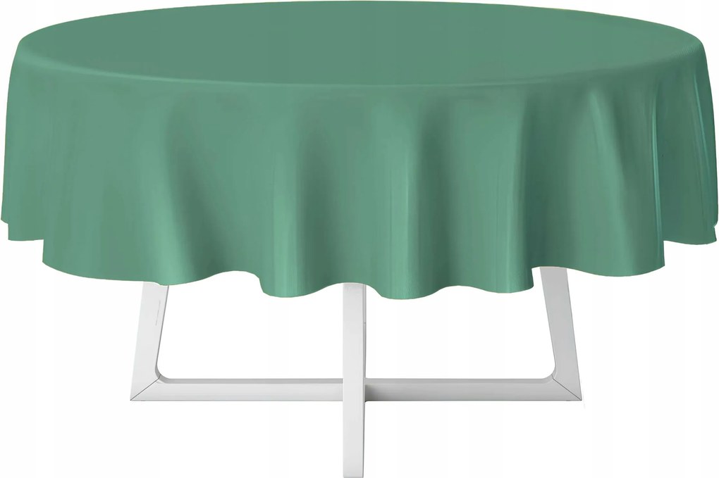 Cerata Zöld Menta Abrosz Sima, Minta Nélküli Kerek Vastag Kör 120