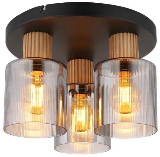 Globo 15768-3D - Felületre szerelhető csillár ALEIDIS 3xE27/25W/230V Ø 30 cm