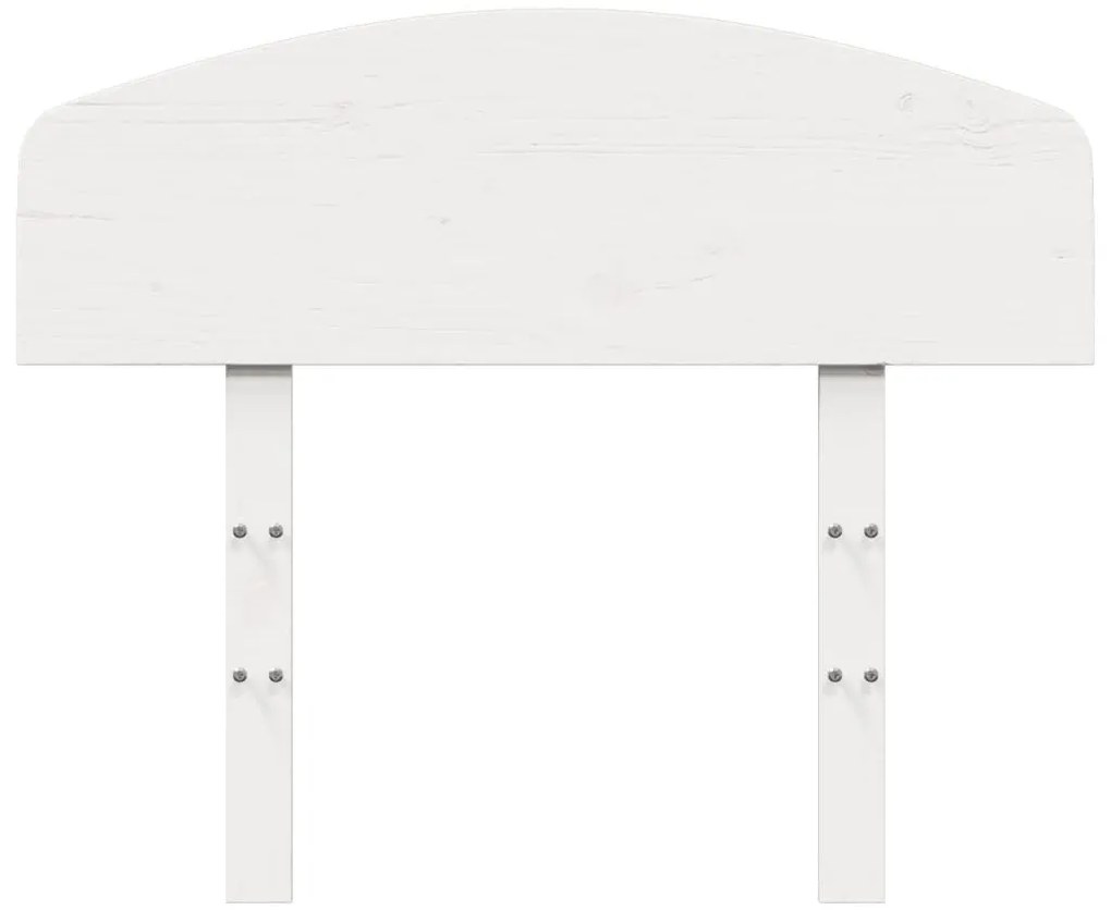 fehér tömör fenyőfa fejtámla 75 cm