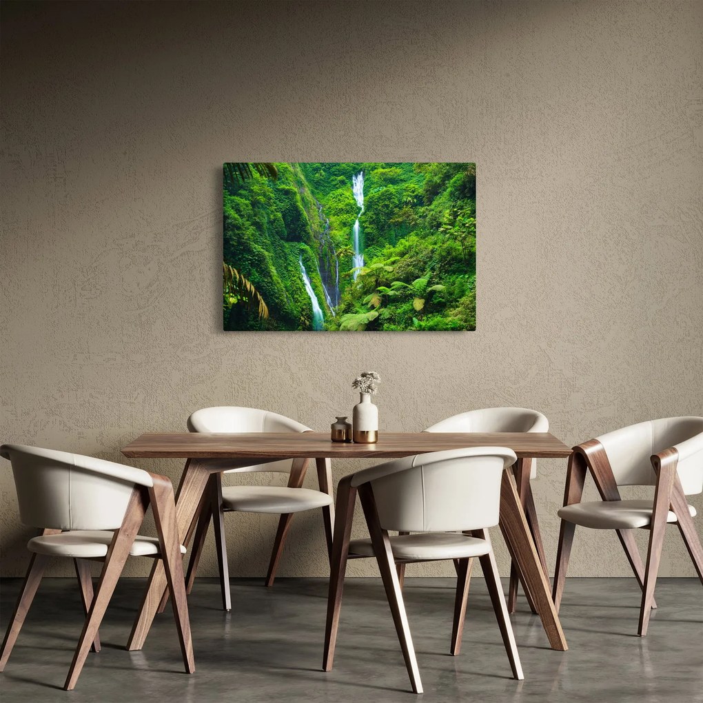Kép - Madakaripura vízesések, Kelet-Jáva, Indonézia (90x60 cm)
