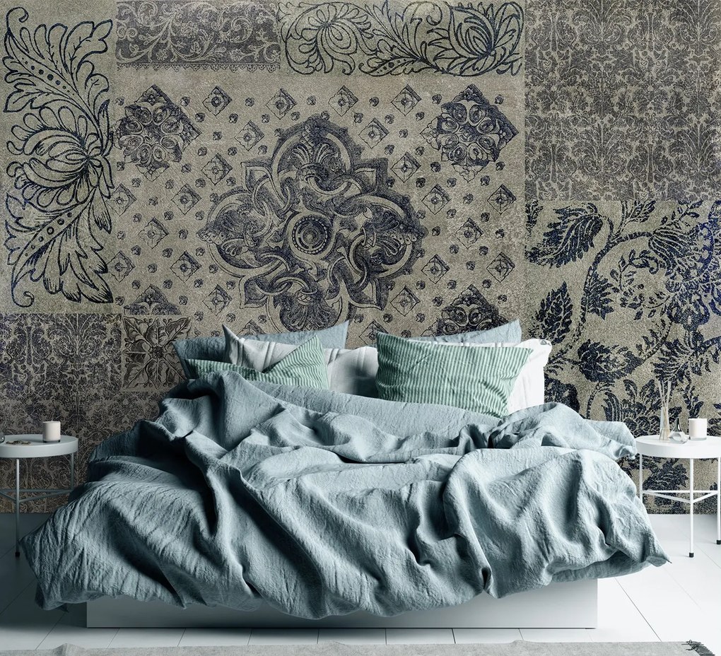 Gario Fotótapéta Vintage mozaik - Andrea Haase Anyag: Vlies, Méret: 250 x 175 cm