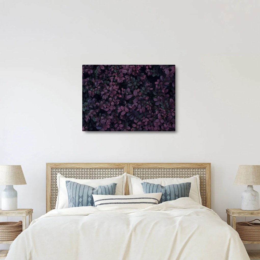 Sötétvörös levelek képe (70x50 cm)